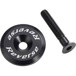 Stem Cap with Screw Bike Reverse Black