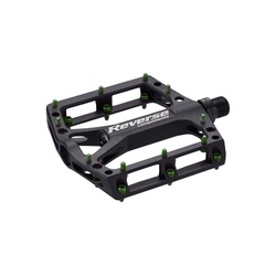 Bike Pedals Reverse Black ONE Black Light Green