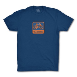 T-Shirt Maxima Oils Bike Sign Cool Blue Medium