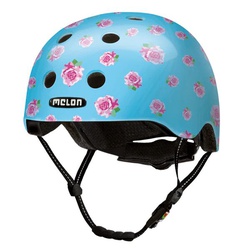 Melon Bike Helmet Urban Active Flying Roses M-L