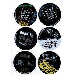 Beer Coaster Set Nico Vink Reverse Coloured