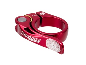 Seat Clamp - Long Life  34.9mm Red Reverse
