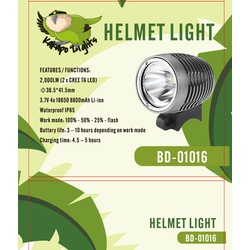 MTB Helmet light Kakapo Lights