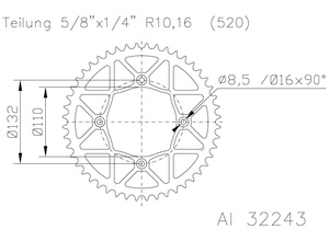 Sprocket Moto Master Alloy