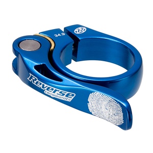 Seat Clamp Long Life (QR)  34.9mm Blue