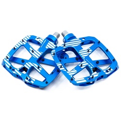 Flat Pedals Aluminium 22 Pins e*thirteen Blue