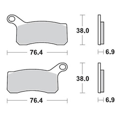 Brake Pads Moto Master