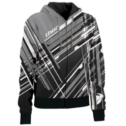Hoody zip Thor Stix Black