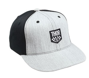 Hat Thor Checker Black Grey Large XL