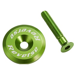 Stem Cap with Screw Bike Reverse Green