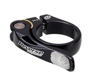 Seat Clamp - Long Life  34.9mm Black Reverse