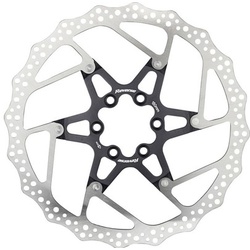 Brake Disc Rotor Bike Reverse AL/Steel 180mm Black