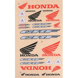 Decals sheet Honda CRF Universal