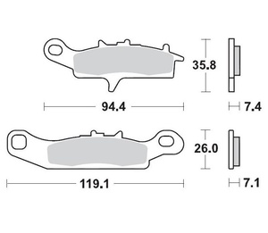 Brake Pads Moto Master