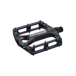 Bike Pedals Reverse Black ONE Black Light Blue