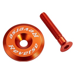 Stem Cap Reverse Bike with screw Orange