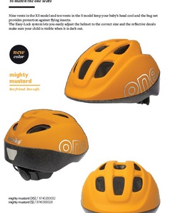 Kids Helmet Bobike ONE Mighty Mustard Small