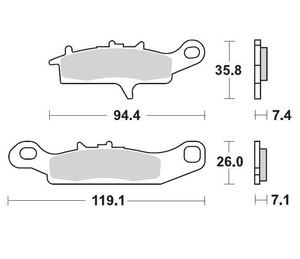 Brake Pads Moto Master