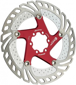 Brake Disc Rotor Reverse Aircon 180mm Red