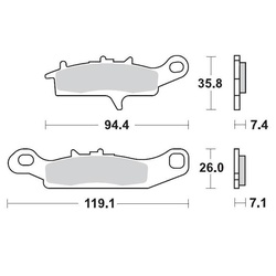 Brake Pads Moto Master