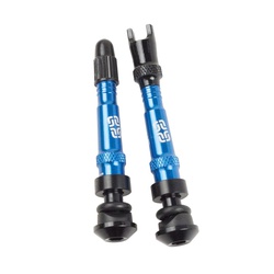 Tubeless Valves 27-37mm Rim Depth Blue e*thirteen