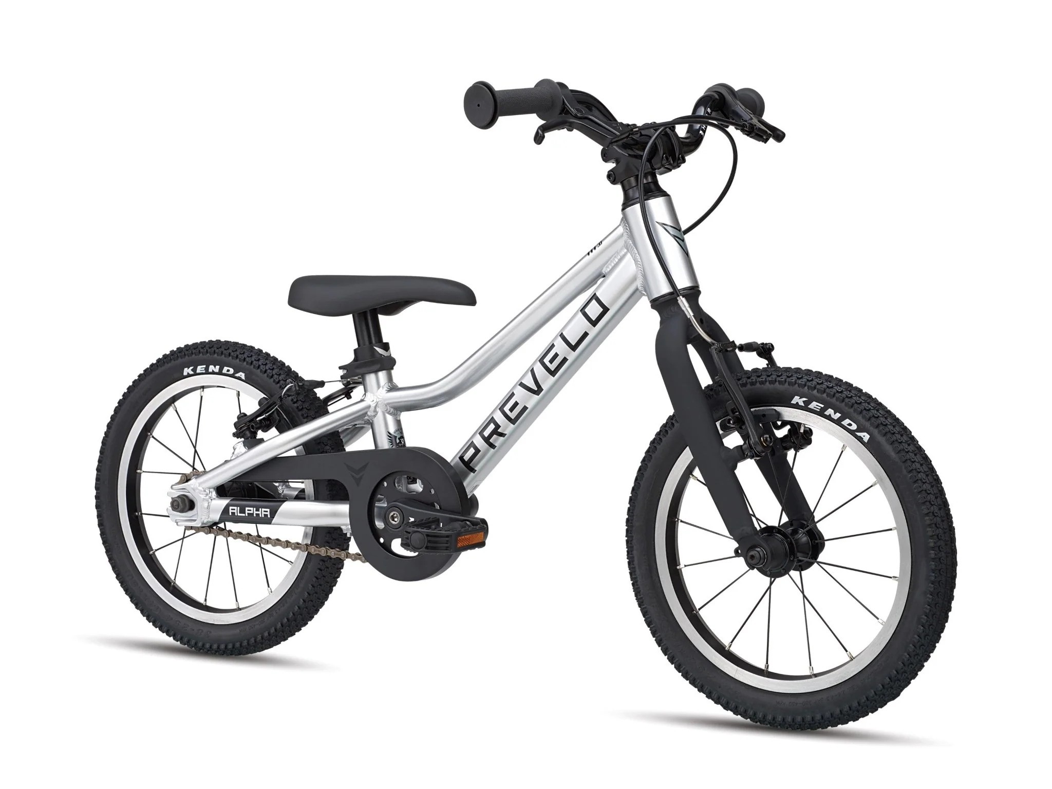 Prevelo Alpha One Kids Bike 14 inch Speed Silver Bike Life Supply Co bikelife .nz