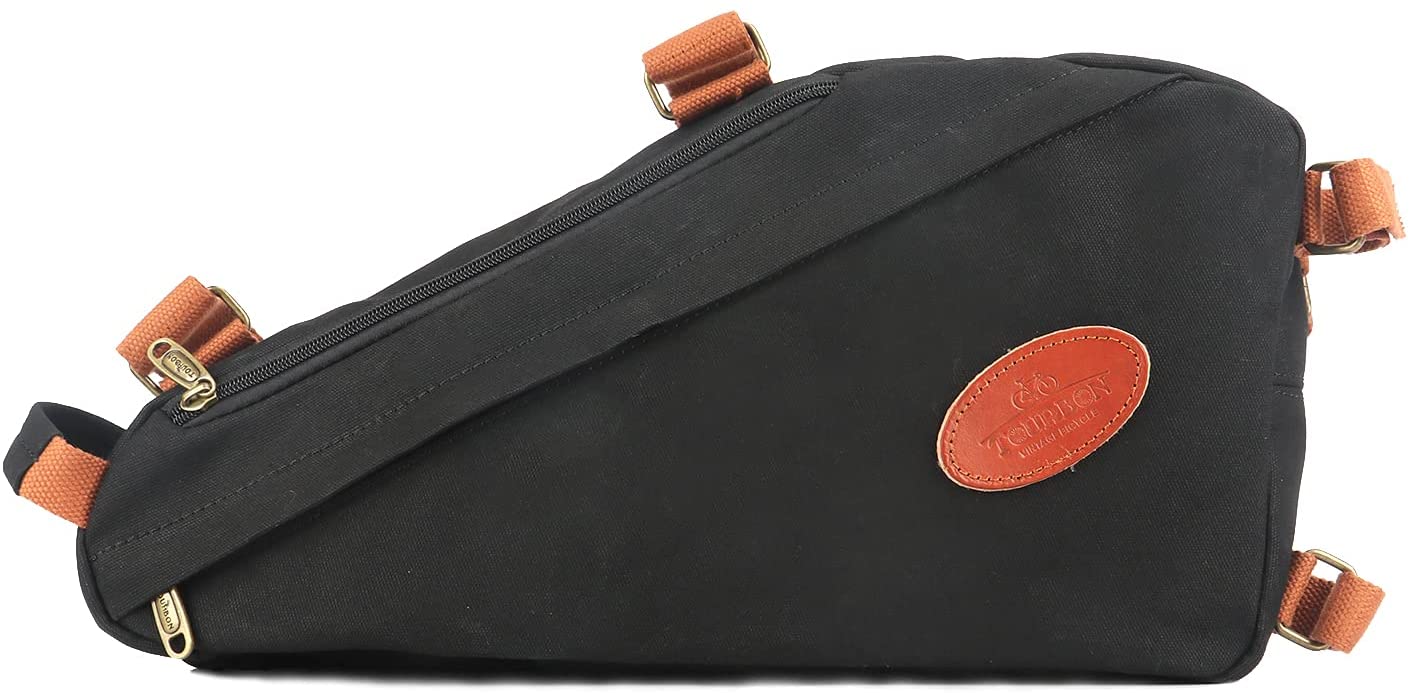 Canvas bike frame sale bag