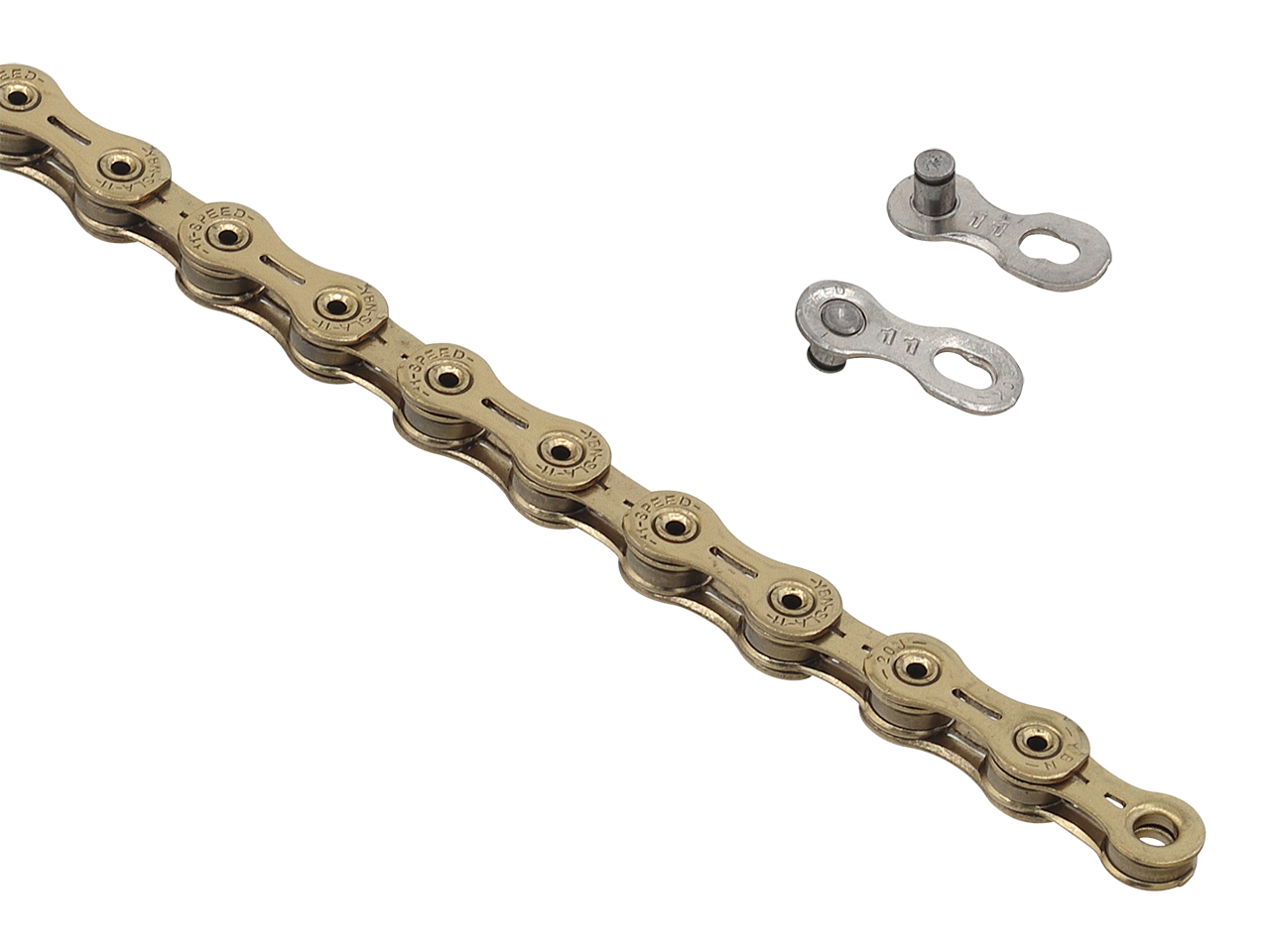 Bike chain YBN 11 speed Titanium Gold Bike Life Supply Co bikelife .nz